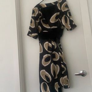Banana Republic wrap dress.